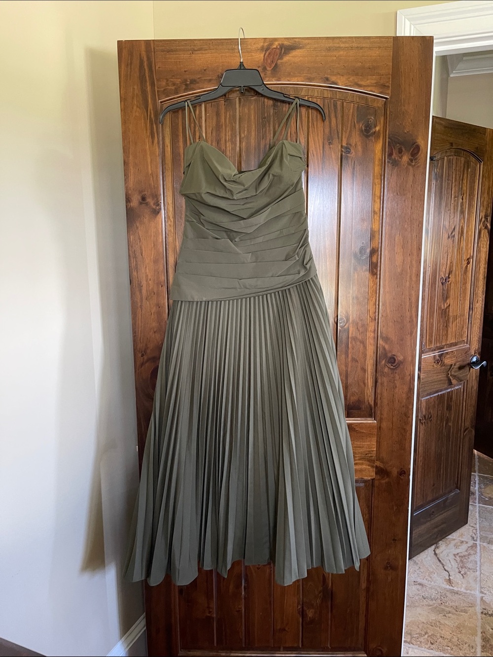 SIMKHAI Summer 2025 Arie Strapless Cotton Midi Dress